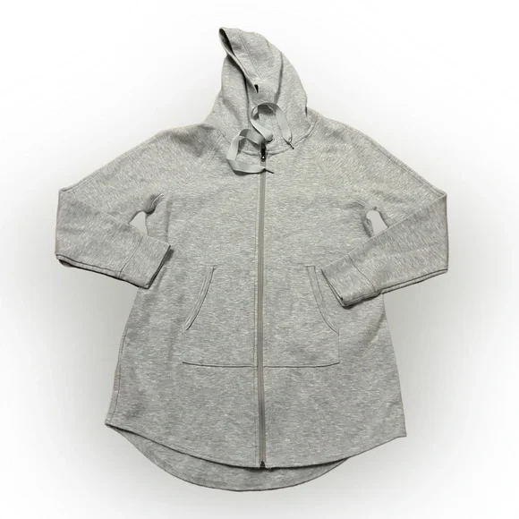 Women’s Athletic Works Gray Zip Up Hoodie Jacket - Picture 1 of 3